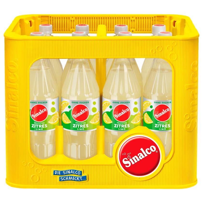 Sinalco Zitres Limo ohne Zucker 12x1l